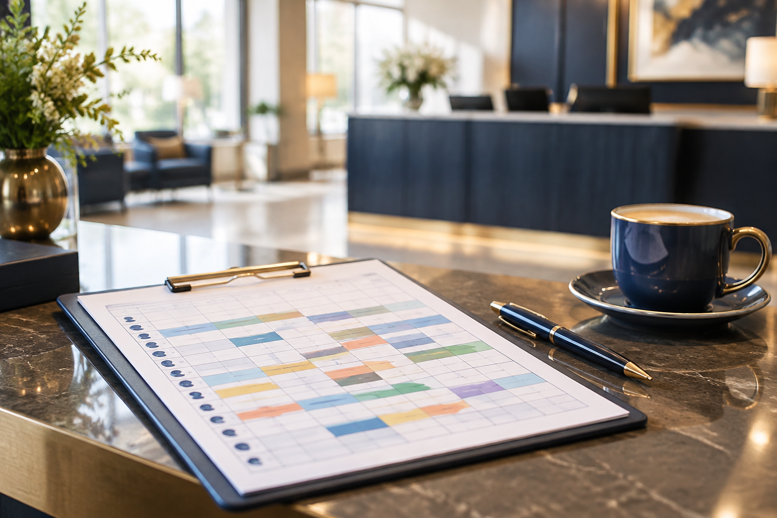 Housekeeping rota planning